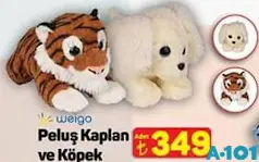 WEİGO PELUŞ KAPLAN VE KÖPEK
